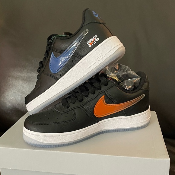 Nike Air Force 1 Low Kith Knicks Away Black | Men’s 4.5, Women’s 6 - Picture 1 of 9
